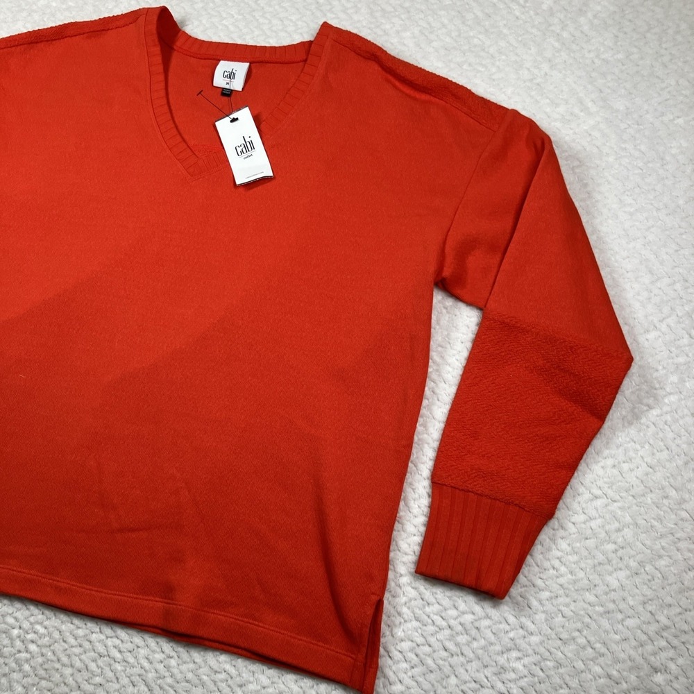 NWT Cabi Capri Sweatshirt Top Coral Capsule Casual MSRP $109 - Picture 5 of 12